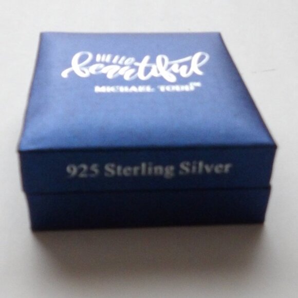Michael Todd Hello Beautiful Sterling Silver Forever Necklace New in Box - Picture 4 of 7